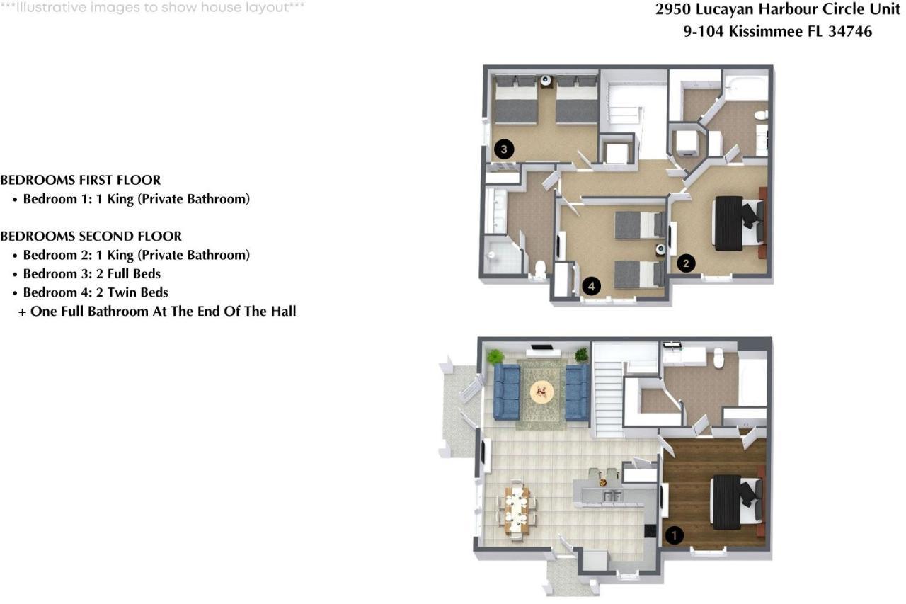 4 Bedrooms- 3 Bathrooms Lucaya Village 9-104 Lv Кисими Екстериор снимка